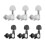 Guitar String Knob Folk Guitar Ukulele Knob Fully Enclosed Classical String Silver 5