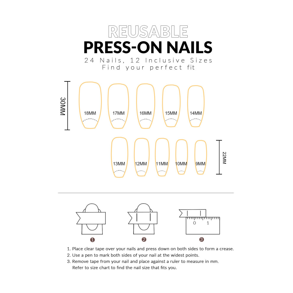 Dachuang Beauty White Pearl Glitter French False Nails For Women