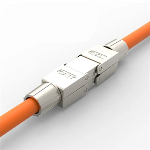 Tool-Free Cat7 RJ45 Connector Toolless Shielded Reusable Termination Plugs Shielded Ethernet for Ethernet Cable 5pcs 2