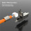 Tool-Free Cat7 RJ45 Connector Toolless Shielded Reusable Termination Plugs Shielded Ethernet for Ethernet Cable 5pcs 4