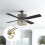 9Pack Ceiling Fan Light  ZE-109 Fan  Ceiling Pull Chain  Replacement (Brass) 1