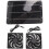 2X 12V Solar Exhausts Fan 6 Inch Ventilator Solar Panel Powered Fan Air Extractor 2