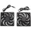 2X 12V Solar Exhausts Fan 6 Inch Ventilator Solar Panel Powered Fan Air Extractor 4