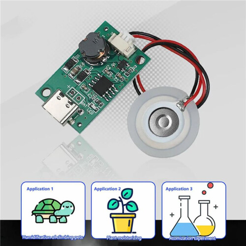 10X DC5V Usb Ultrasonic Mist Maker Humidifier Atomizer Drive Module Ultrasonic Luftfuktare Diy Package Type-C Usb Interface 1
