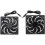 2X 12V Solar Exhausts Fan 6 Inch Ventilator Solar Panel Powered Fan Air Extractor 7