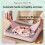 Fried Yogurt Machine Home-Made  Fried Ice Machine Instant Cold Plate Ideal for Making Rolled Ice Cream White 3