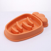 (Orange) Pet Bowl Non-Slip for Dogs & Cats