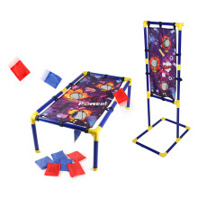 Set di Gioco per Bambini 3 in 1 con Anelli da Lanciare, Sacchetti di Sabbia Eiettori, Plastica per Uso Indoor e Outdoor