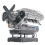 V8 Engine Model Kit Internal Combustion Model V8 Motor Simulation Eight Cylinder Engine Can Be Activated DIY Toy 2