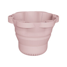 (Pink) Makeup Brush Cleaning Cup & Organizer - 50 Char