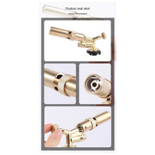 911 Copper Tube,Cassette Gas Tank Gun, Portable Barbecue Baking Gun,Outdoor Camping Ignition Barbecue Flamethrower 911A