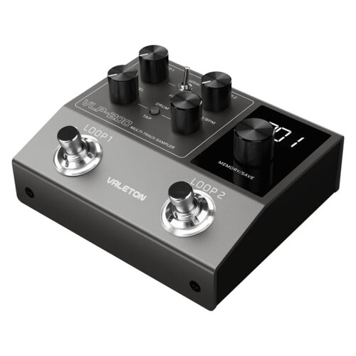 Valeton VLP-200 Elektrische Gitaar Effect Recorder Multi Track Sampler Phrase Loop Drum Machine Begeleiding Bas Single Block 2
