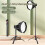 Extendable Tripod Portable Adjustable Light Stand with 1/4 Screws Camera Phone Tripod for Traveling 3