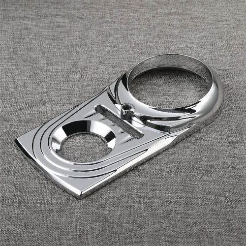 Motorcycle Dash Panel Insert Cover Trim for  Dyna Softail Fat Boy Accessories Chrome 1