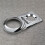 Motorcycle Dash Panel Insert Cover Trim for  Dyna Softail Fat Boy Accessories Chrome 5