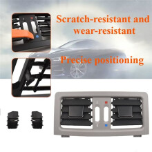 Rear Air Conditioning Vent Grille Cover AC Outlet Duct Trim for E60 E61 5 Series Grey