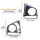 3Pcs Carbon Fiber Steering Wheel Button  Panel Cover for   2016-2019 & 1x Console Gear Box Panel Cover 6