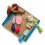 Stylish 4-Piece Vibrant Cheese Knife & Block Set 4