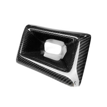 Right Side Real Carbon Fiber Board Car Front Bumper Air Vent Intake Outlet Duct Cover Trim for 350Z Z33 2003-2009