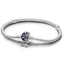 Pandora Moments armband 592819C01 Sparkling Moon zilver 18 cm