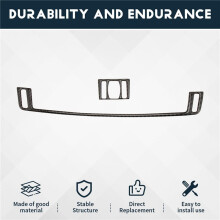 For X5 F15 Car Interior Center Control Air Condition Air Outlet Frame Cover Protective Trim