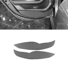 Carbon Fiber Side Rear Door Panel Anti Kick Pad Cover Trim for 2 Series F44 2020-2023 Interior Accessories