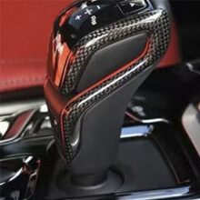 Real Carbon Fiber Car Shift Gear Knob Cover Accessories for F90 M5 F97 X3M F98 X4M 2019-2023