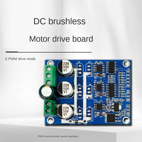 12-37V 5A  Brushless Hall Motor Driver Board Motor Foward Reverse Speed Controller Control  Module 2