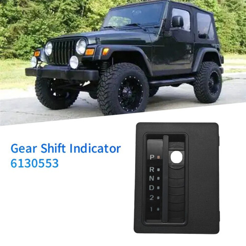 Car Console Gear Shift Indicator 6130553 for   TJ 1997-2006 Floor Shift Indicator Trim Cover 1