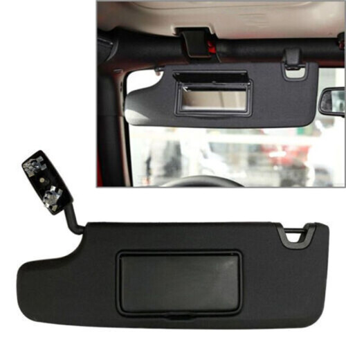 Left Black Driver Side Sun Visor Car Interior 6CJ07DX9AA for   JK 2007-2017 1