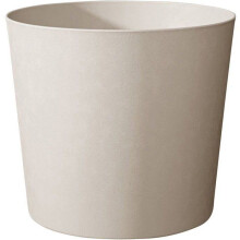 Konischer Blumentopf Ø 40 cm - EDA - Element - 30 L - Innen / Außen - Ø 39,1 x H. 32 cm - Kalkstein