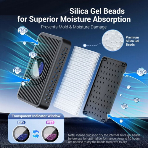 Reusable Dehumidifier Card for DSLR Microscopes Moisture-Proof Case Camera Accessories Electronic Moisture Absorber 1