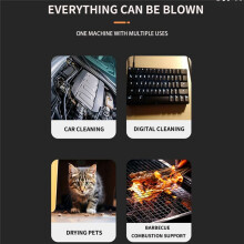 Turbo Jet Fan Electric Air Duster 130000RPM Adjustable Speed Turbo Violent Rechargeable Air Blower Fan