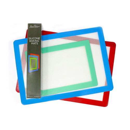 Heat-resistant 3 Set Reusable Silicone Baking Mats