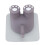 2 pièces porte-brosse à dents en ABS, forme queue de chat, 77,00 g 9