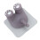 2 pièces porte-brosse à dents en ABS, forme queue de chat, 77,00 g 11