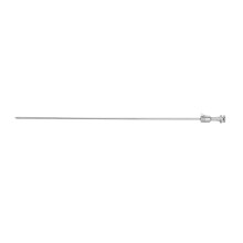 Tubo de inseminación bovina, acero inoxidable 304, 46 cm, 3,8 mm, plateado