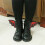 Bat Wing Shoe Buckle - Red & Black Decor Accessory 4