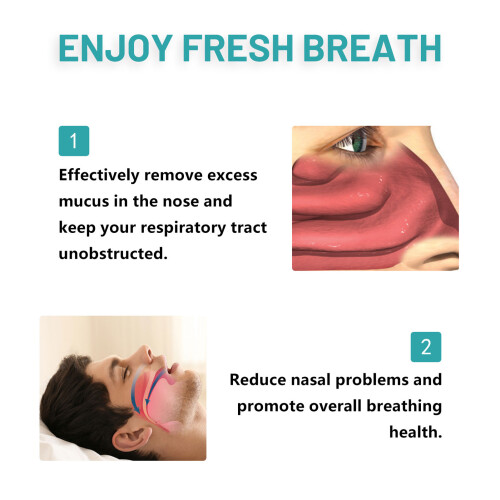 2PCS ABS Humanized Nasal Congestion Relief Clip for Home Use 2