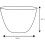 Blumentopf - ELEMENT - Kunststoff - Anthrazitgrau - Rund - Ø48,8xH38,4cm - 47,8L - Entwässerungssystem - EDA 5