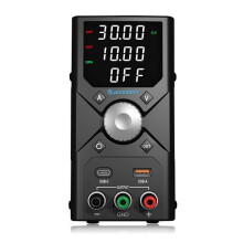 JESVERTY Einstellbares Gleichstromnetzteil 30 V, 10 A - Encoder-Regulierung, Labortisch-Spannungsregler, Labornetzteil mit UK-Stecker