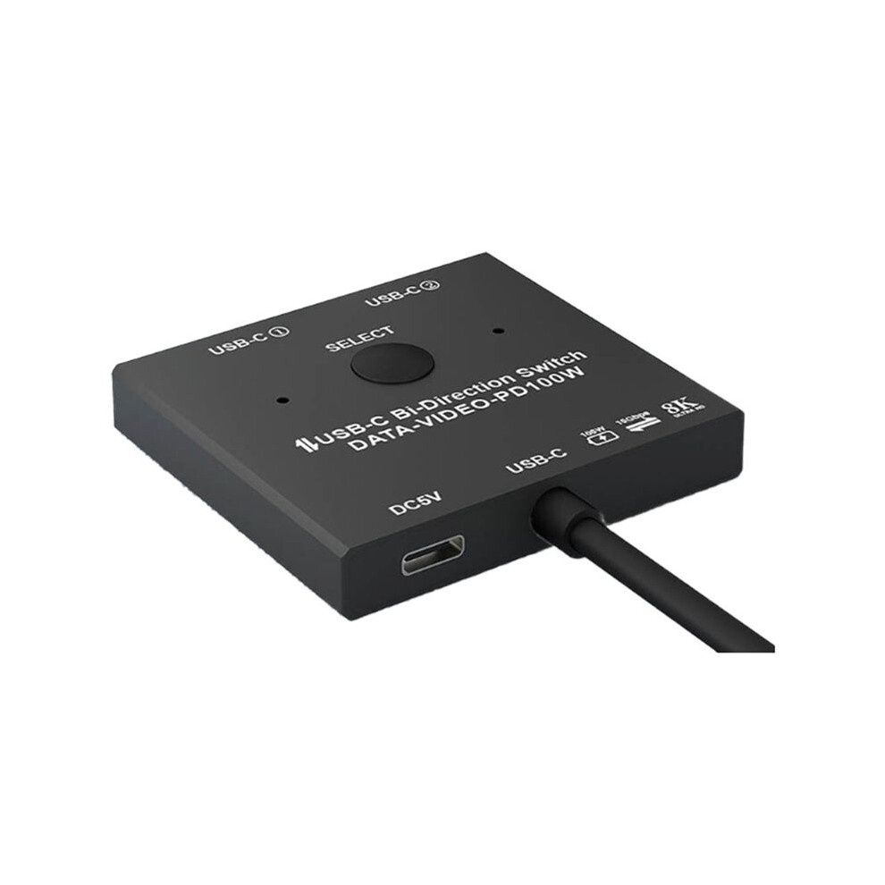 Bi-Directional 8K Usb C Kvm Usb3.1 Type-C Splitter Cable For Video 8K@30Hz 4K@120Hz Pd 100W 10Gbps 4712901469058