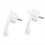 2pcs White Schuko Angled Plug Flat Schuko Flat Plug 250 V (16 A) Schuko Plug Flat Eu Plug 1