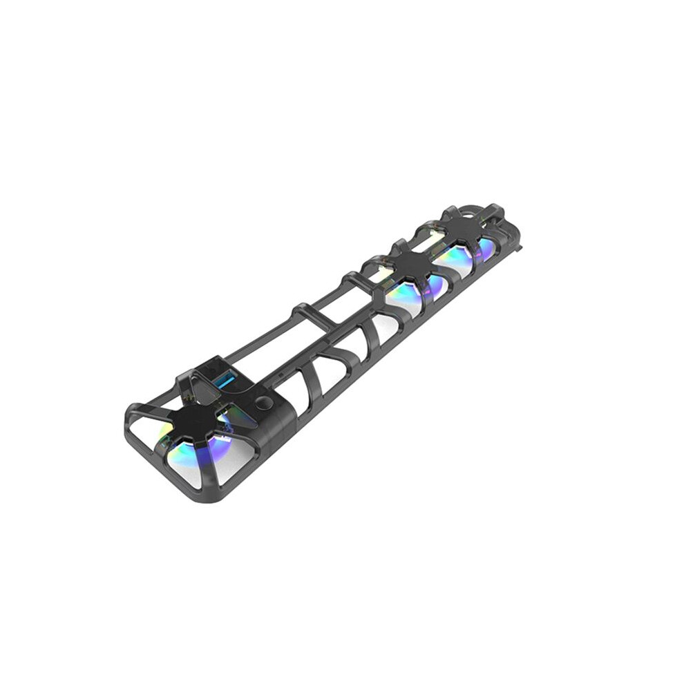 For Ps5 Pro Cooling Fan For 5 Pro Disc Edition Digital Edition Usb 3.0 Port And With Rgb Lighting Black 6032281034744