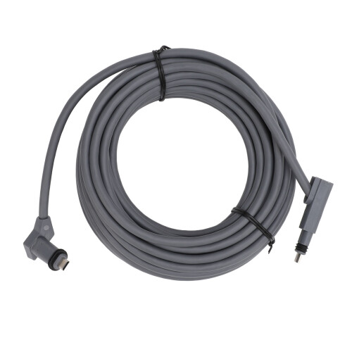 1200Mbps Waterproof Rectangular Satellite Extension Cable 32.8ft Gray 2