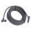 1200Mbps Waterproof Rectangular Satellite Extension Cable 32.8ft Gray 10