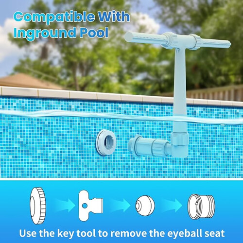 Dual Spray Waterfall Fountain for Pool Spa 1