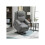 Electric massage recliner with height adjustment and heating function, complete with remote control, grey 2