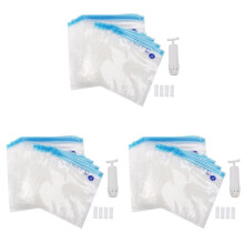 Sous Vide-PåSar 45-Pack ÅTeranvändbar Elektrisk Vakuummatförvaring Spara Sealer Spis med 3 Handpump, 2 Storlekar Förseglad PåSe, 12 Klämmor