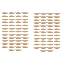 100Pcs Air Fryer Parchment Paper Liners Non-Stick Disposable Liners Basket Unperforated Round Parchment Paper(Brown)